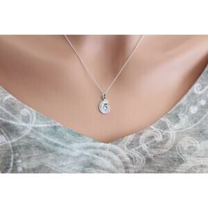 Sterling Silver Nautilus Shell Charm Necklace